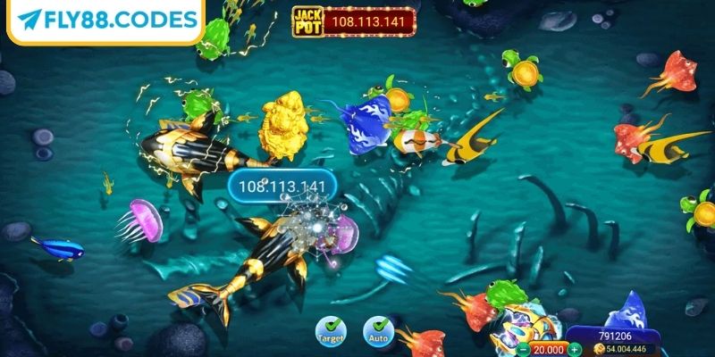 Bắn Cá Dễ Dàng FLY88 – Cách Chơi Cơ Bản Và Dễ Dàng 2 Chọn vũ khí bắn thông minh và hiệu quả