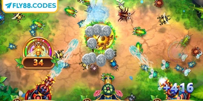 Bắn Côn Trùng FLY88 – Trò Chơi Săn Thưởng Tốc Độ Cao 2 Cơ chế hoạt động và thiết kế giao diện