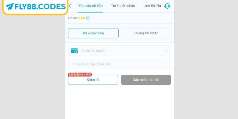 Nạp Rút Tiền FLY88 3 Quy trình rút tiền FLY88 chi tiết, dễ thao tác